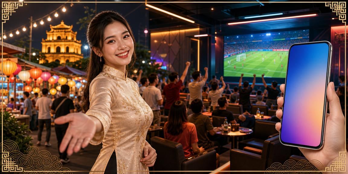 Người chơi tại chợ đêm Hà Nội trải nghiệm casino di động trên điện thoại
