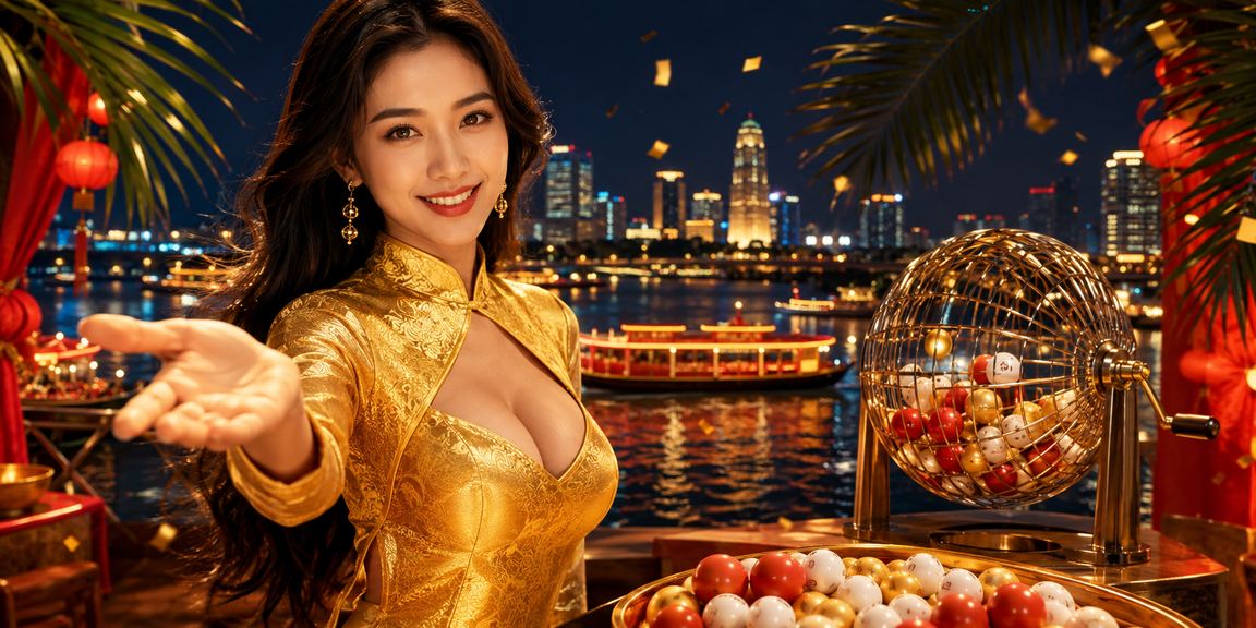 Người phụ nữ áo dài tại Mekong cầm vé xổ số – nét văn hóa may mắn