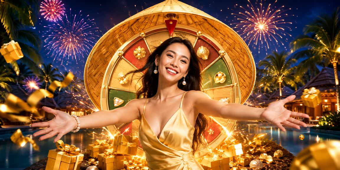 Cảnh roulette tại Phú Quốc với nón lá Việt Nam – không khí giải trí